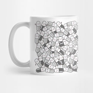 cute pills cartoon Mug